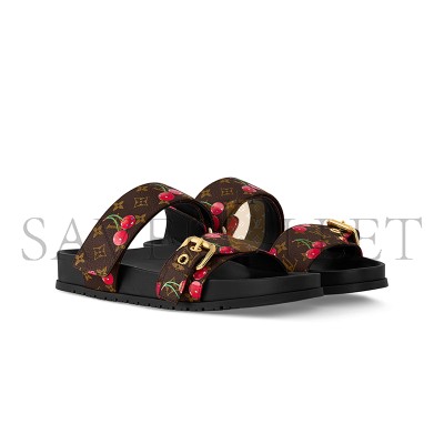 LOUIS VUITTON MURAKAMI LV X TM BOM DIA FLAT COMFORT MULE 1AHM03